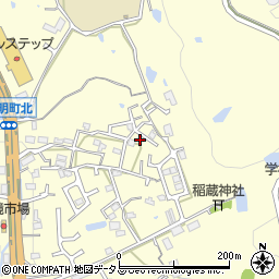 奈良県生駒市小明町368-2周辺の地図