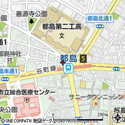 井和工業株式会社大阪営業所周辺の地図