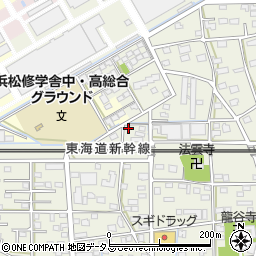 静岡県浜松市中央区飯田町39周辺の地図