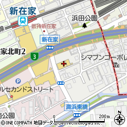 イエローハット神戸灘店周辺の地図