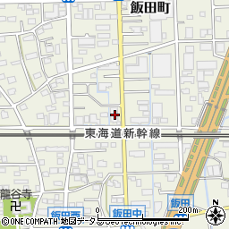 静岡県浜松市中央区飯田町338周辺の地図