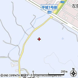 木津平城線周辺の地図