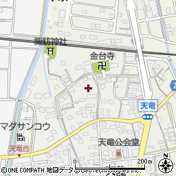 静岡県磐田市天龍160周辺の地図