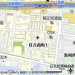 ドムール神戸住吉川周辺の地図