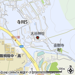 大谷神社周辺の地図