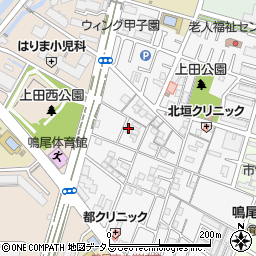 兵庫県西宮市上田中町11-7周辺の地図