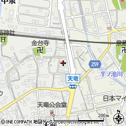 静岡県磐田市天龍173周辺の地図