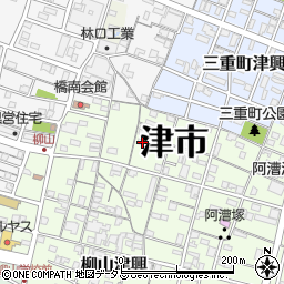 三重県津市柳山津興1636周辺の地図