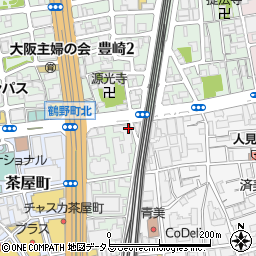 中華新式小皿 BLADE ブレイド 梅田中崎町店周辺の地図