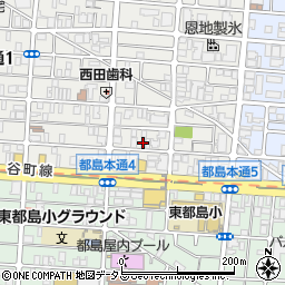 喜多第二寺田マンション周辺の地図