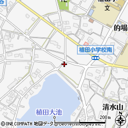 愛知県豊橋市植田町池下13周辺の地図