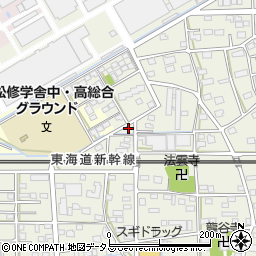 静岡県浜松市中央区飯田町32周辺の地図