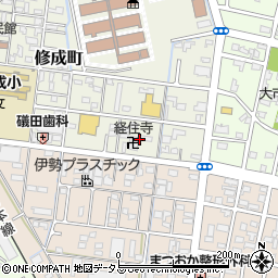三重県津市修成町4周辺の地図