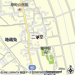 愛知県豊橋市原町二ツ堂周辺の地図