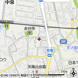 静岡県磐田市天龍164周辺の地図
