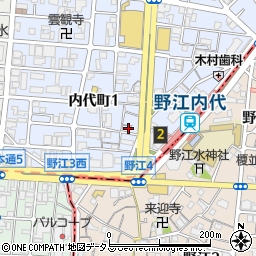豊田学習会話塾周辺の地図