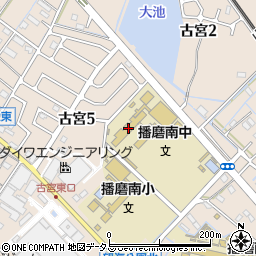 播磨町立播磨南中学校周辺の地図