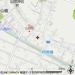 静岡県浜松市中央区雄踏町山崎3619周辺の地図