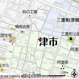 三重県津市柳山津興1627-1周辺の地図
