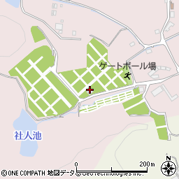 岡山市役所　上道墓園管理事務所周辺の地図