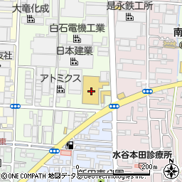 ジョーシン大東店周辺の地図