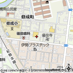三重県津市修成町5周辺の地図