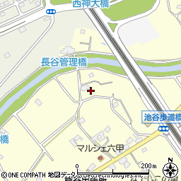 兵庫県神戸市西区櫨谷町長谷292周辺の地図