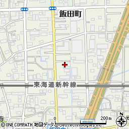 静岡県浜松市中央区飯田町321周辺の地図