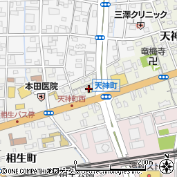 ファミリーマート浜松天神町店周辺の地図