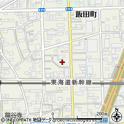 静岡県浜松市中央区飯田町346周辺の地図