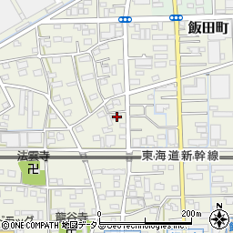 静岡県浜松市中央区飯田町361周辺の地図