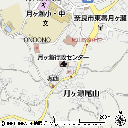 奈良市月ヶ瀬行政センター周辺の地図