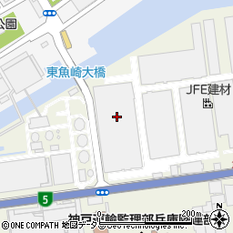 兵庫県神戸市東灘区魚崎浜町43周辺の地図