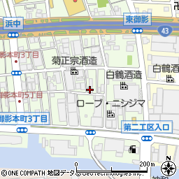 昭和製箱所７号工場周辺の地図