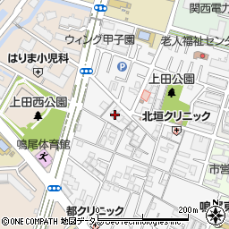 兵庫県西宮市上田中町5-10周辺の地図