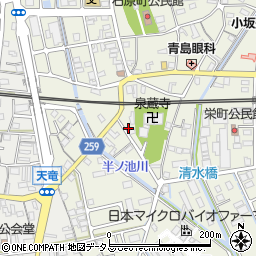 静岡県磐田市石原町周辺の地図
