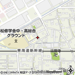 静岡県浜松市中央区飯田町5001周辺の地図