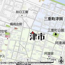 三重県津市柳山津興1622周辺の地図