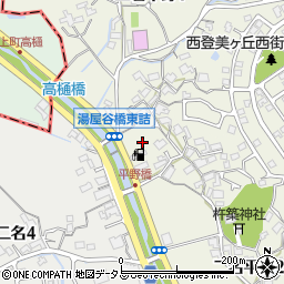 奈良県奈良市二名平野周辺の地図