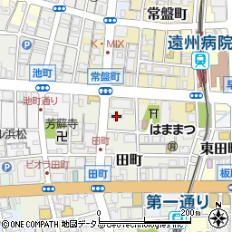 静岡県浜松市中央区田町227周辺の地図