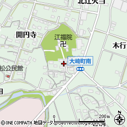 愛知県豊橋市大崎町（南辻火当）周辺の地図