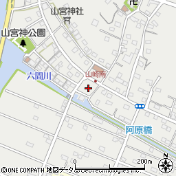 静岡県浜松市中央区雄踏町山崎3545周辺の地図