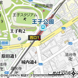 ＥＲＣ王子駅前ビル周辺の地図