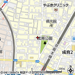 ロジュマン野江パークステージ周辺の地図