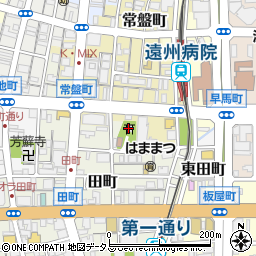 遠江分器稲荷神社周辺の地図