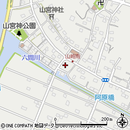 静岡県浜松市中央区雄踏町山崎3549周辺の地図