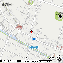 静岡県浜松市中央区雄踏町山崎3616周辺の地図