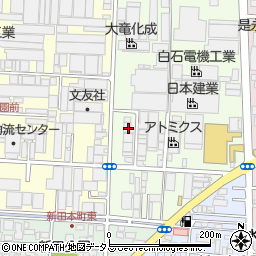 大阪ボーリング本社工場周辺の地図