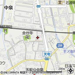 静岡県磐田市天龍104周辺の地図