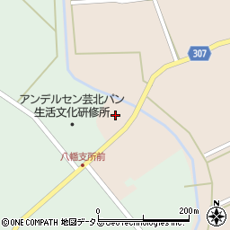 広島県山県郡北広島町東八幡原884周辺の地図